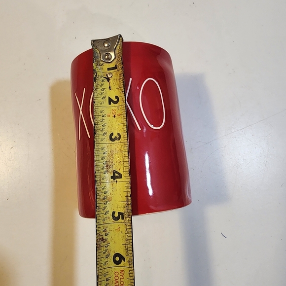 Rae Dunn By Magenta Red XOXO Ceramic Mug - Picture 7 of 7